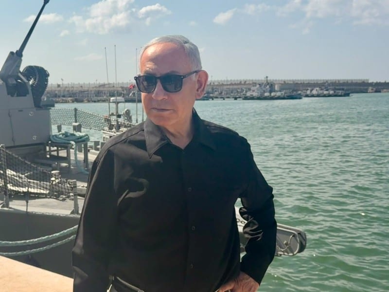 נתניהו בבסיס חיל הים באשדוד: ״לא ניתן לאיים על המרחב הימי״ – פורר תקף: ״איפה היית בשלוש השנים האחרונות?״
