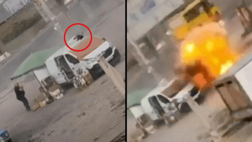 תיעוד דרמטי חושף את "הספארי האנושי" של פוטין: רחפן רודף אחרי אזרח - ומתפוצץ עליו