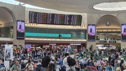 כאוס בנתב"ג: בעקבות שביתה נחיתות הופסקו לזמן קצר, טיסות הושהו