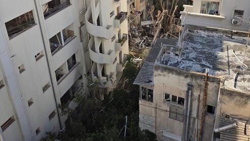 הבניין בת"א שנפגע מטיל איראני שבוע לפני מסירה - יאוכלס בשבוע הבא
