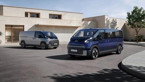 קיה חשפה PV7 חשמלי לנוסעים ומטען. והוא בדרך לישראל