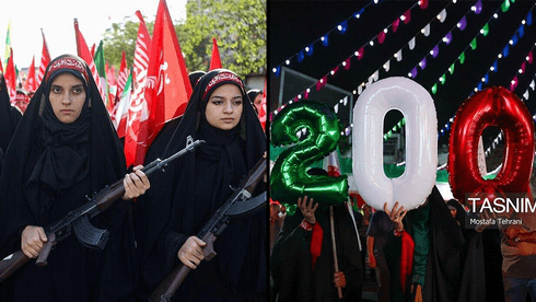 תומכי האייתוללות שמפגינים כבר 200 ימים: "לא יעזבו עד שהציונים יושמדו"
