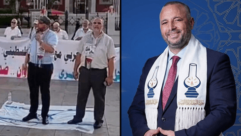 הישג לאיסלאמיסטים במרוקו, גם הפעיל שדרך על דגל ישראל נבחר: "תומכי חמאס בפרלמנט"