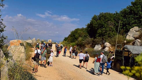 לראשונה מתחילת המלחמה: המטיילים חזרו לאחד האזורים המסוכנים בגבול