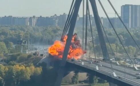 Russia strikes Kyiv bridges with drones as Putin escalates attacks on Ukraine