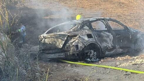 Police shoot at suspected stolen car in West Bank chase; driver critically injured in fiery crash