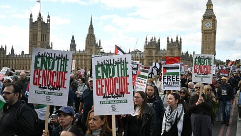 Thousands protest Israel in London, demand release of convicted Palestinian leader Marwan Barghouti