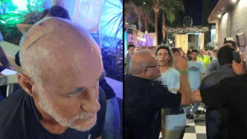 אבנים נזרקו על משתתפי כנס הדמוקרטים בנהריה, מס' 8 בעוצמה יהודית גורש | תיעוד