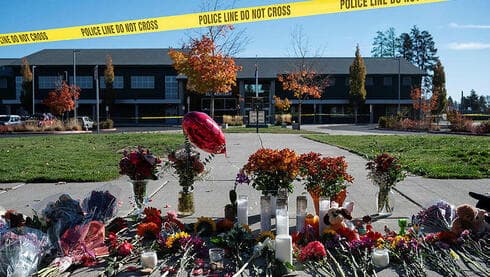 Oregon school shooting: Father of two kills teen gunman as teacher fights back; 4 dead