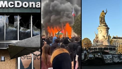 רחובות הרוסים והלם בצרפת: "זה היה מרד, הרפובליקה גוססת, אני בוכה"