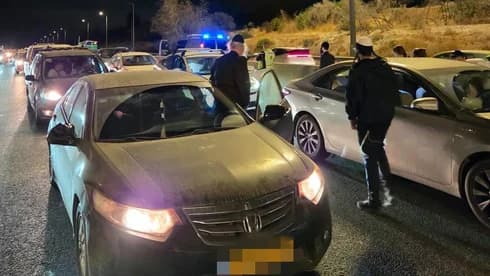 צוות טקילה הוקפץ: חשודים בתכנון פיגוע נעצרו בכביש 1