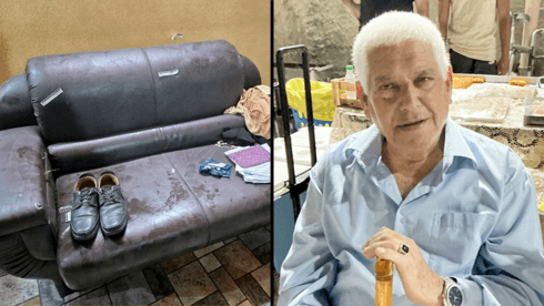 קשיש נורה 13 פעמים בביתו ומת, החשד: נקמה בנכדו | תיעוד מתוך הזירה הקשה